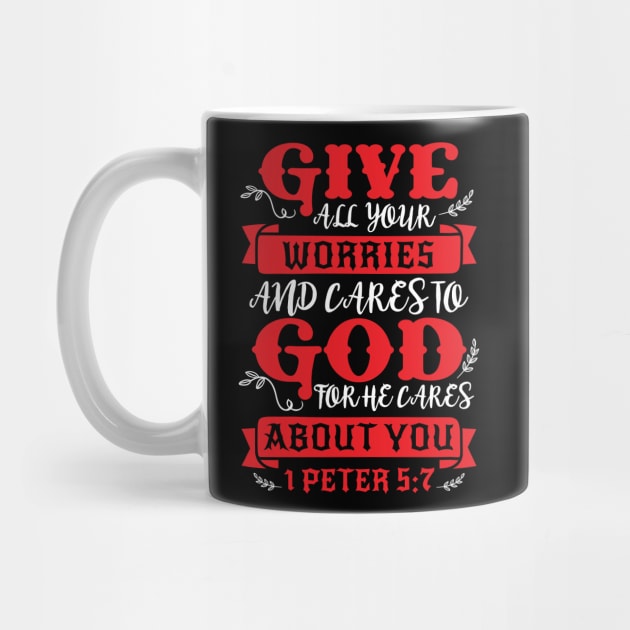 1 Peter 5:7 by Plushism